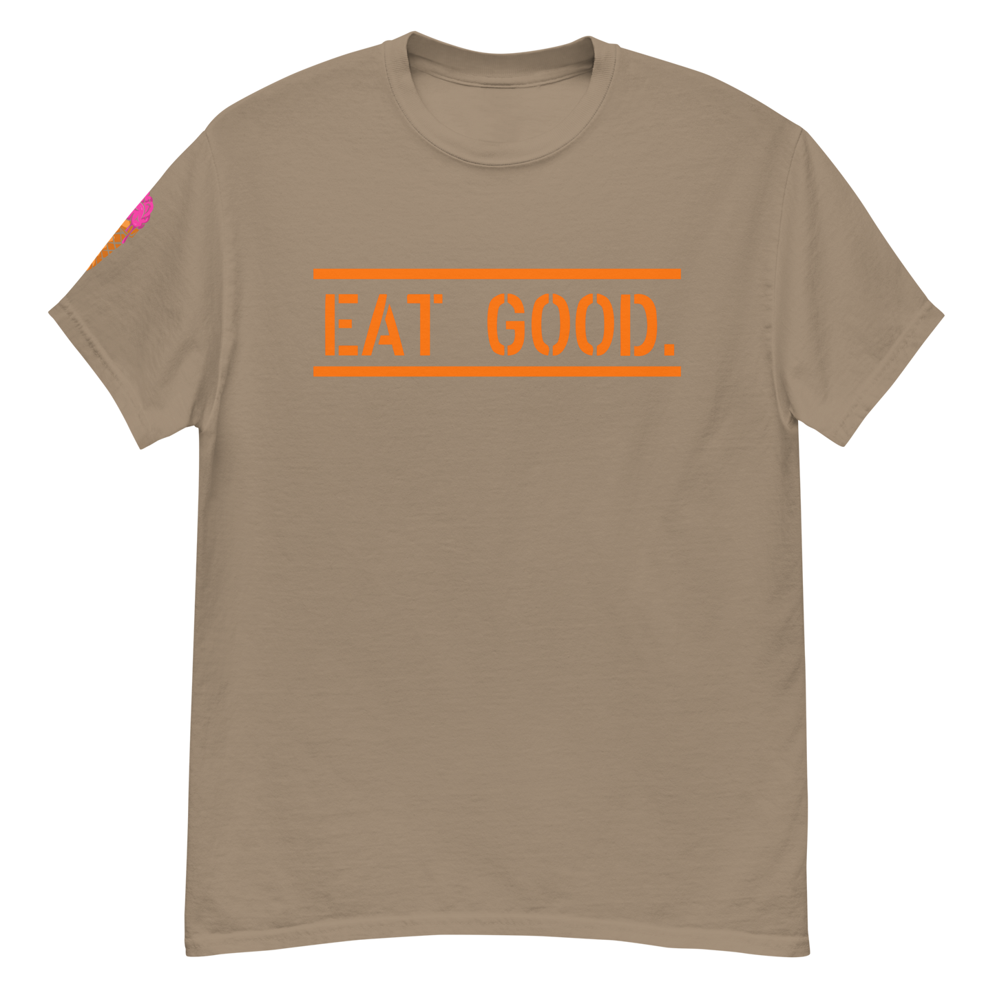 Eat Good Orange tee