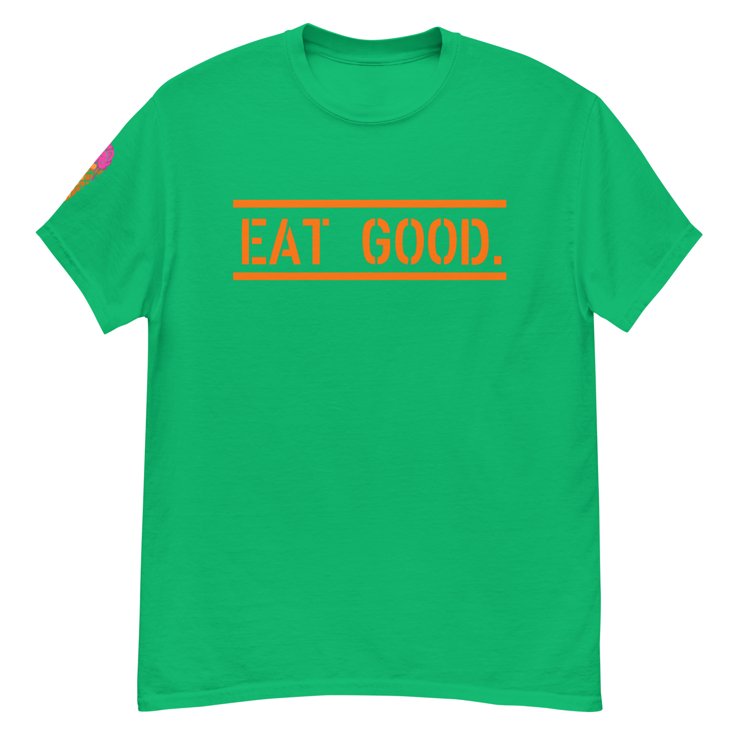 Eat Good Orange tee