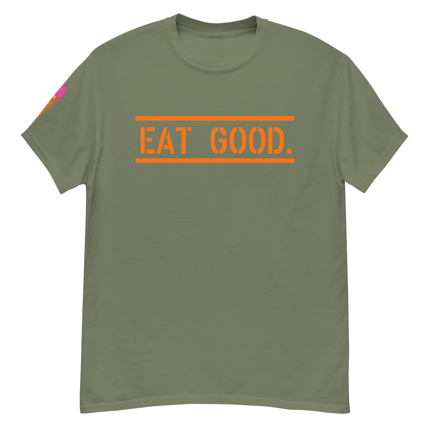 Eat Good Orange tee
