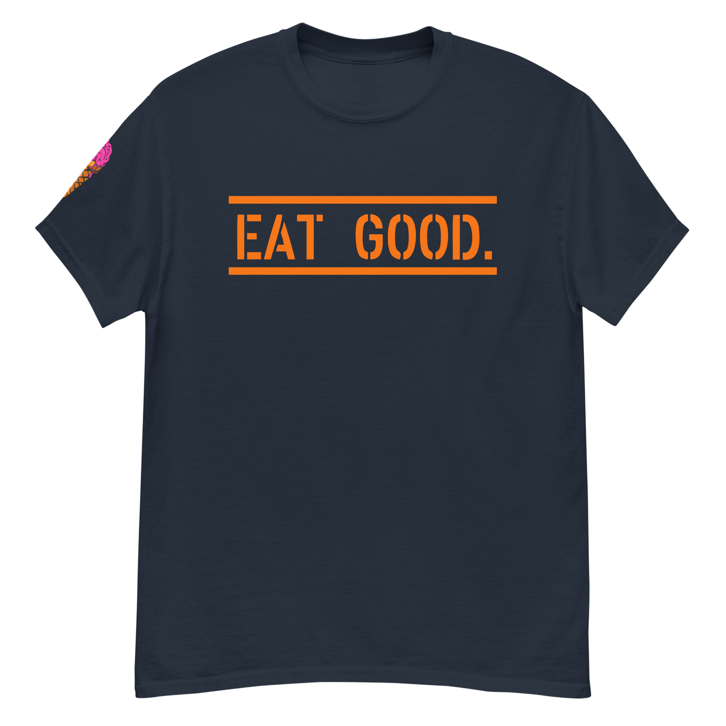 Eat Good Orange tee