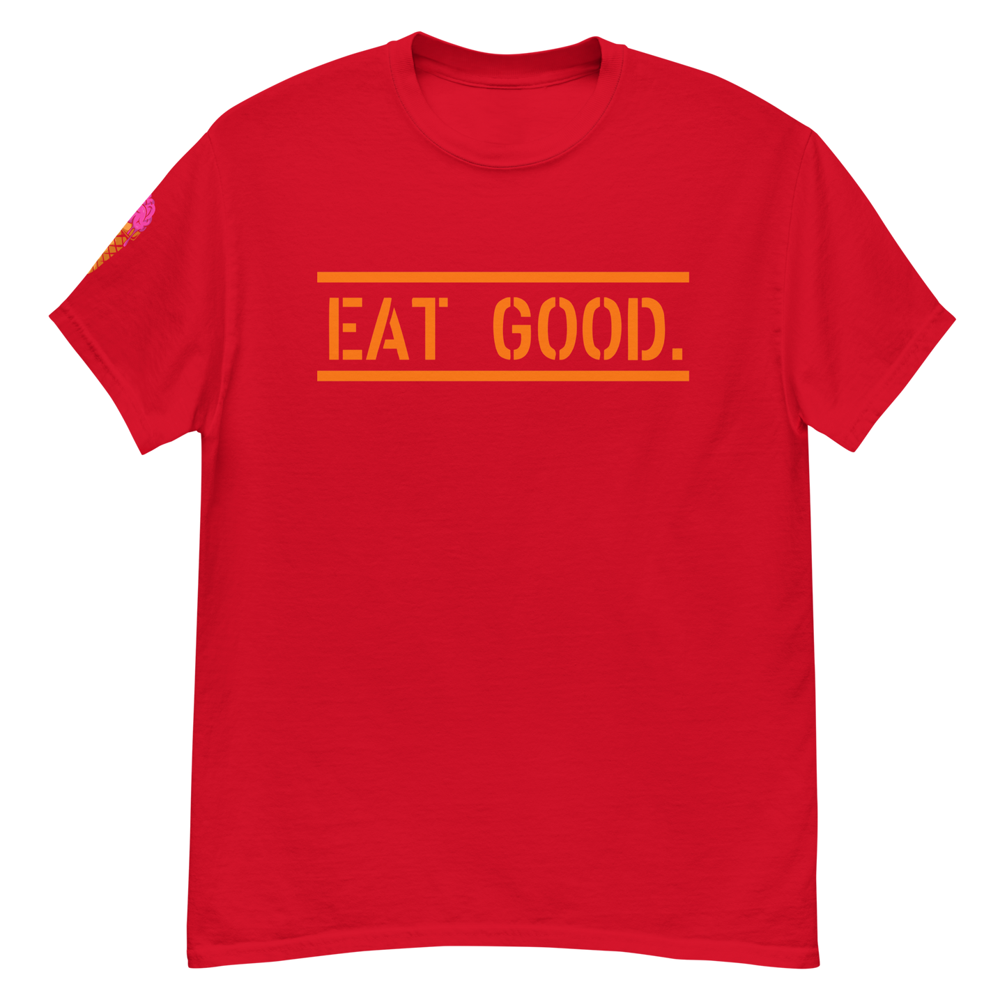 Eat Good Orange tee