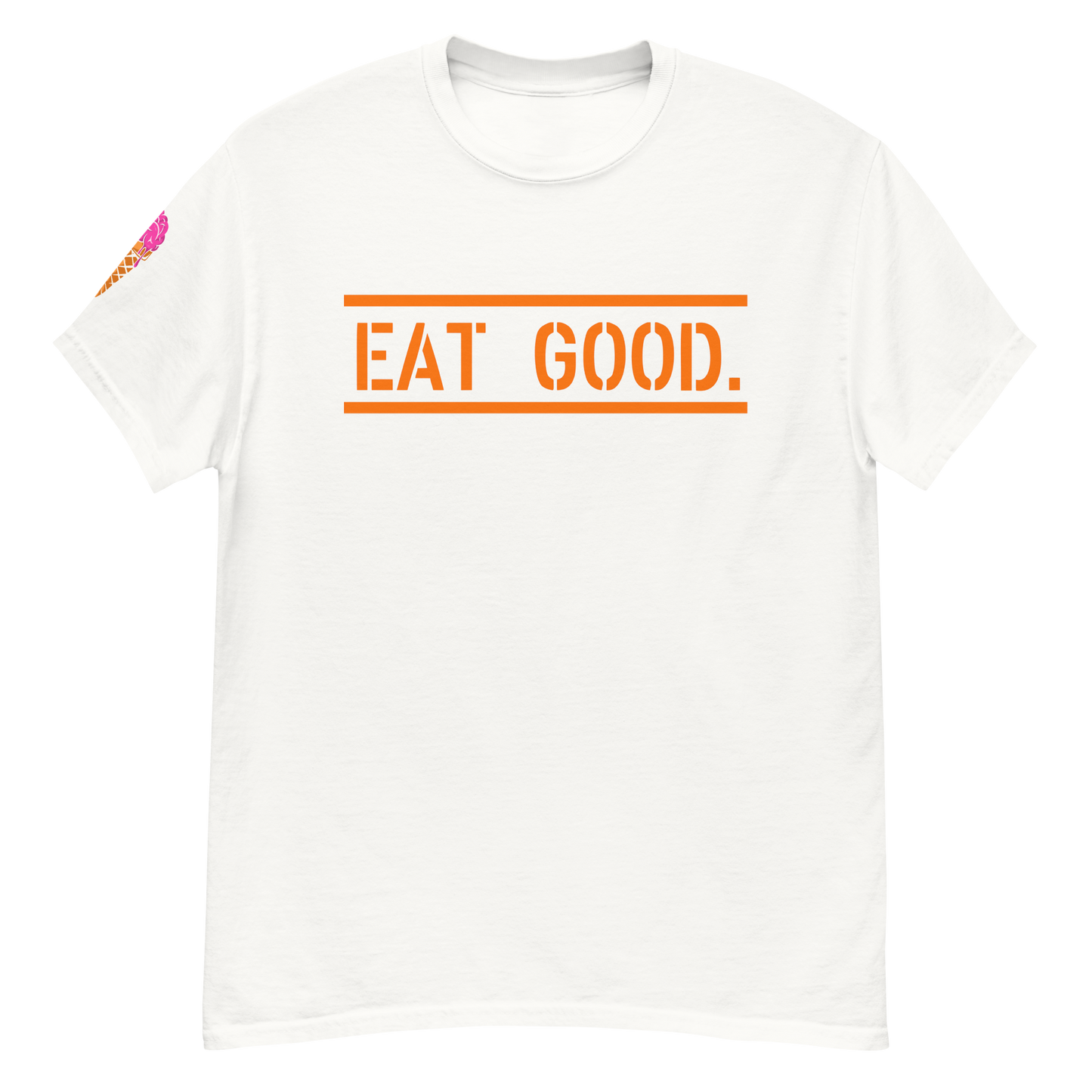 Eat Good Orange tee