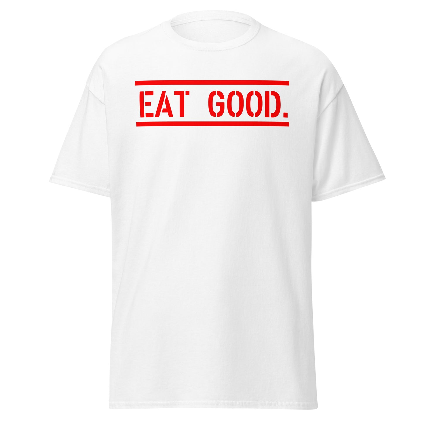 Eat Good Red tee