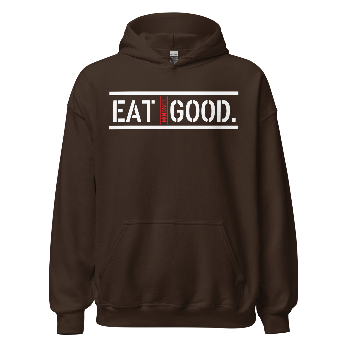 EG HOODIE WHITE CROSS