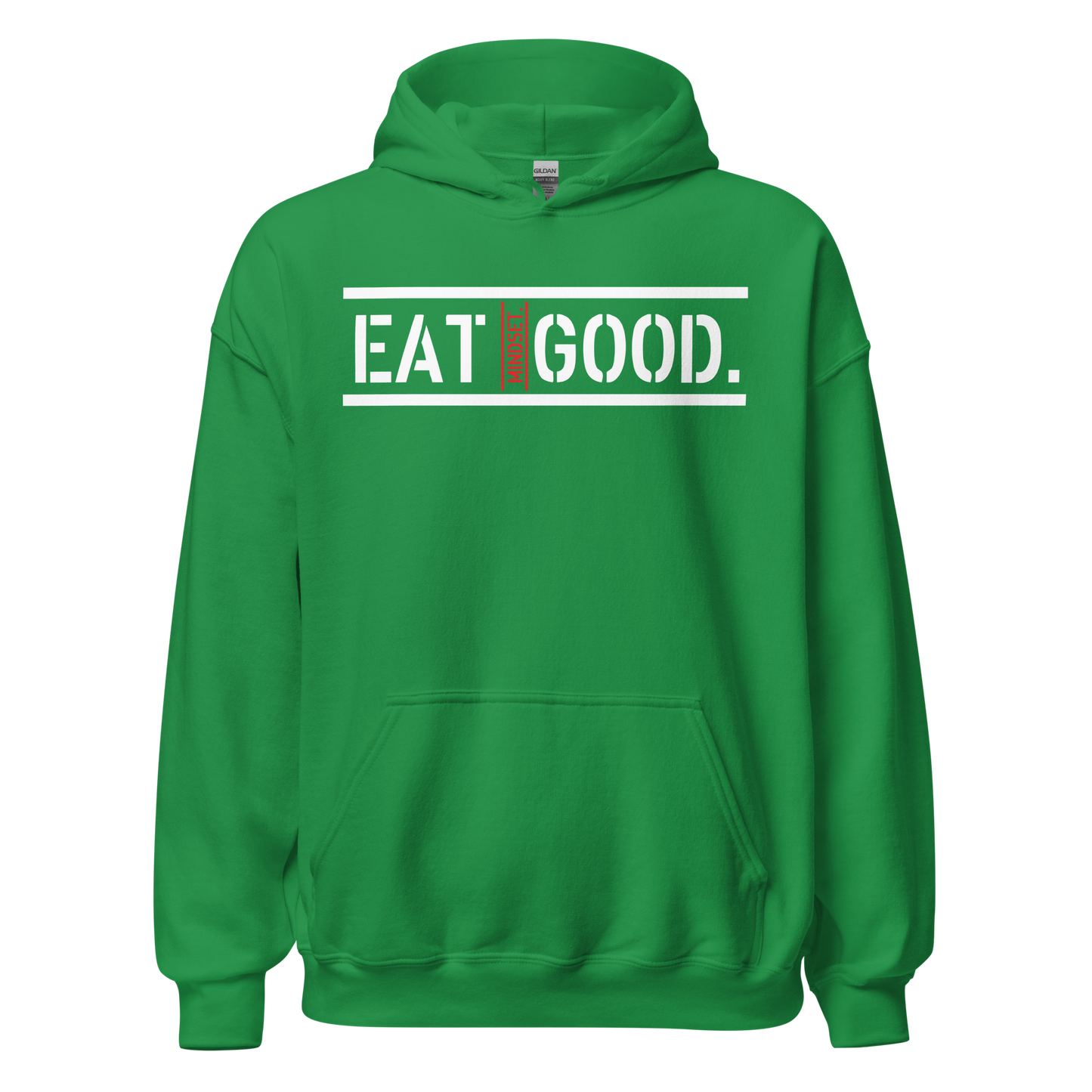 EG HOODIE WHITE CROSS