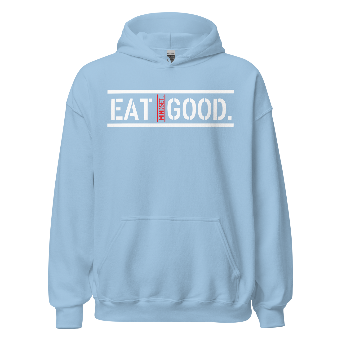 EG HOODIE WHITE CROSS