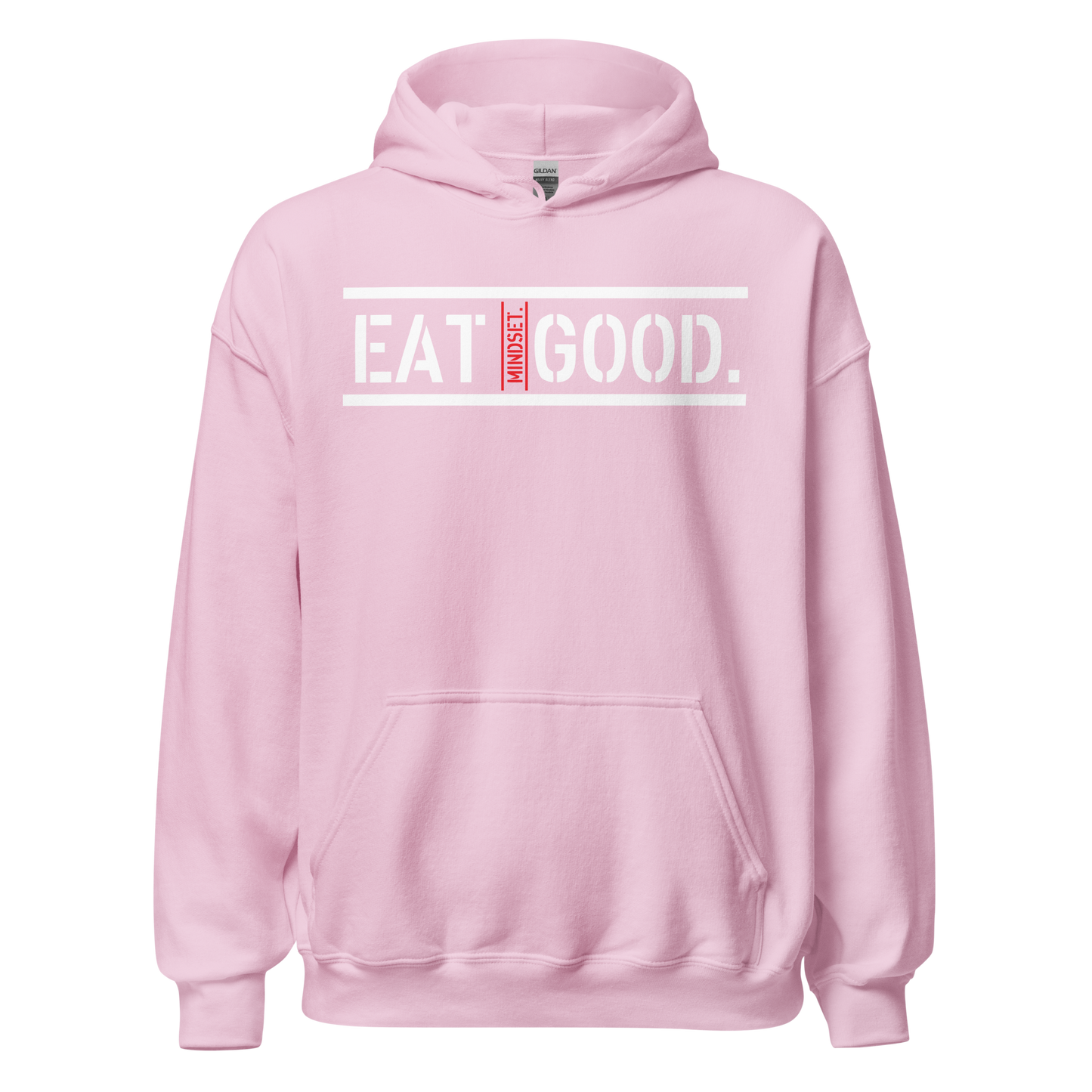 EG HOODIE WHITE CROSS