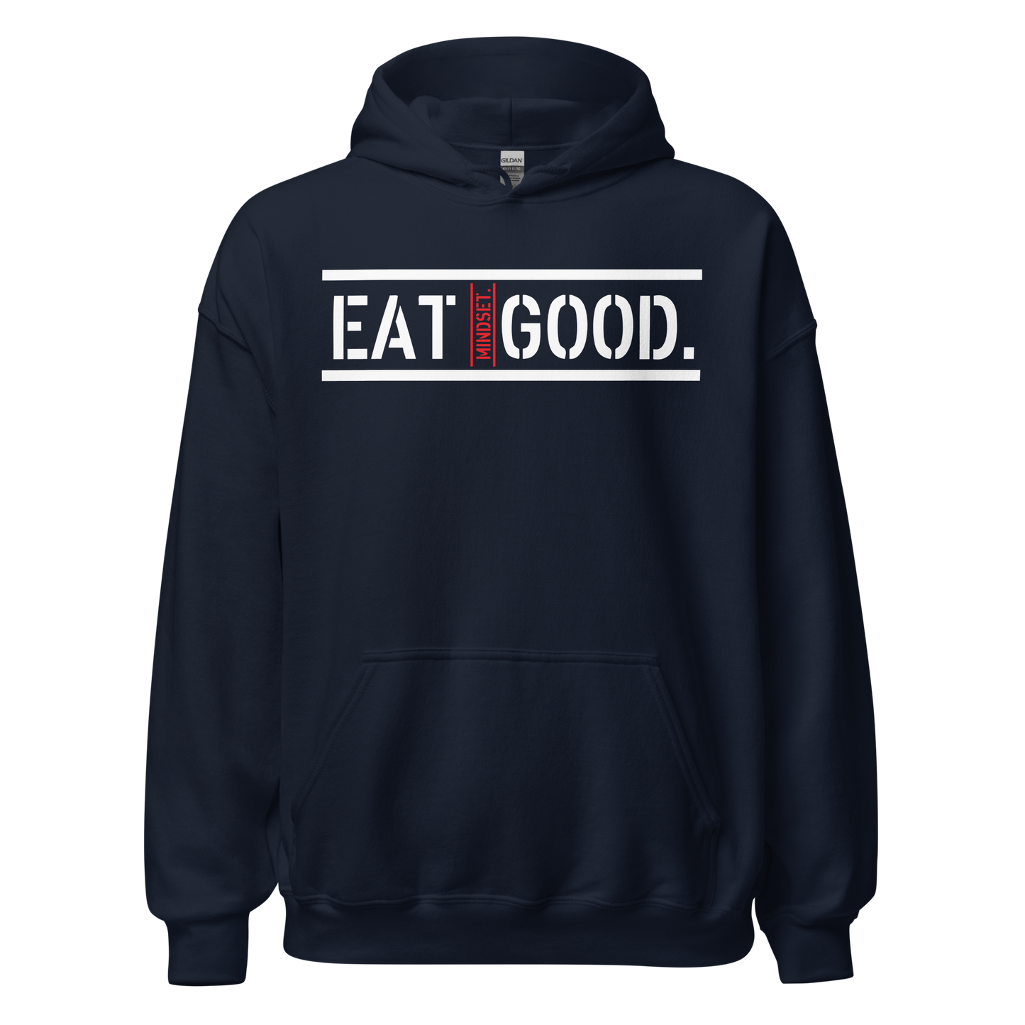 EG HOODIE WHITE CROSS