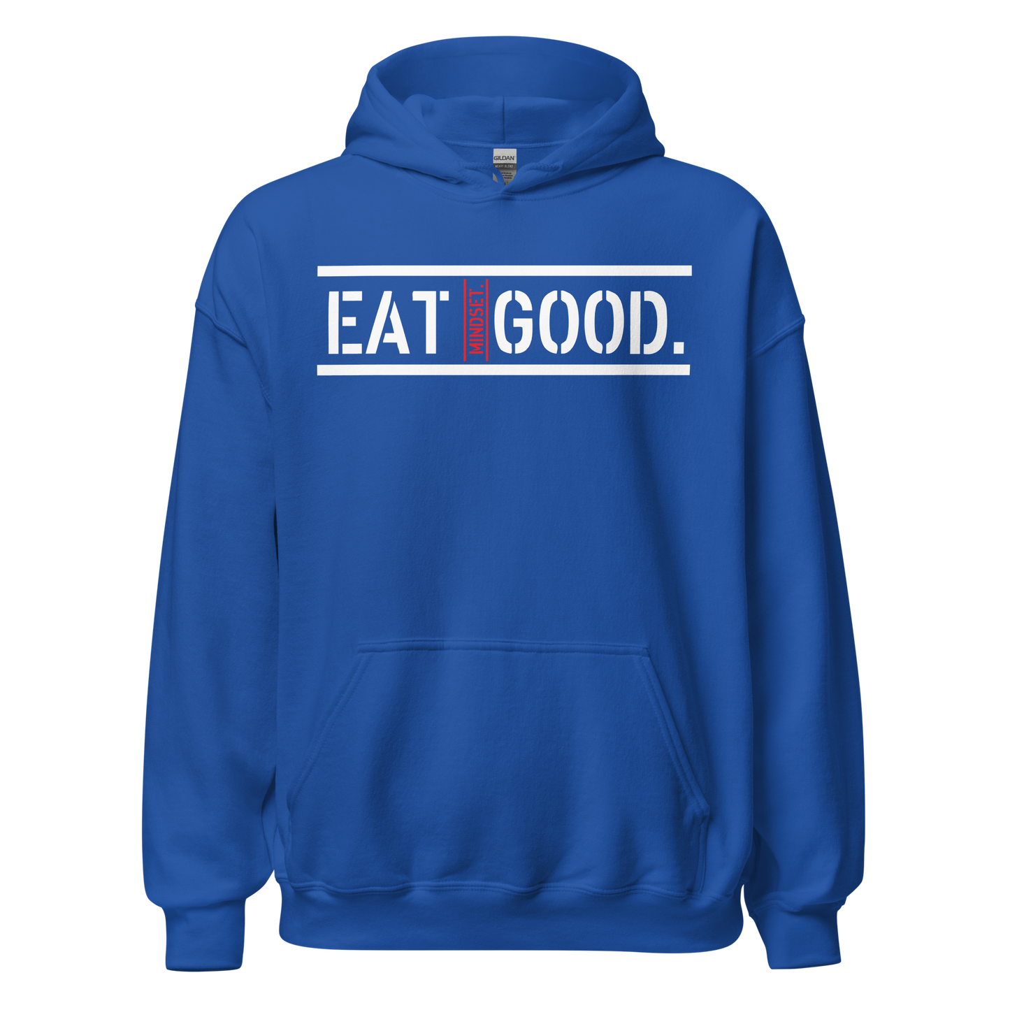 EG HOODIE WHITE CROSS