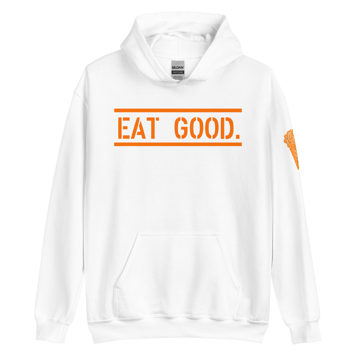 EG HOODIE ORANGE ICE-CREAM